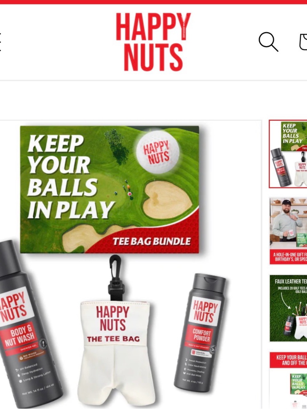 Tee Bag Bundle - Happy Nuts